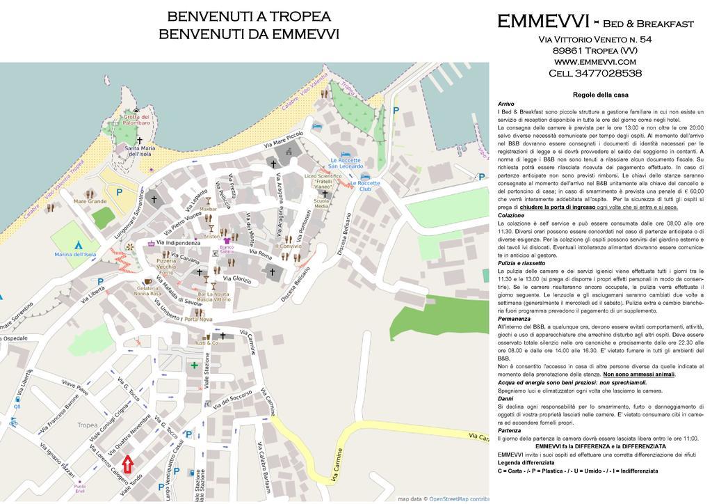 Emmevvi Bed & Breakfast Tropea Exterior photo